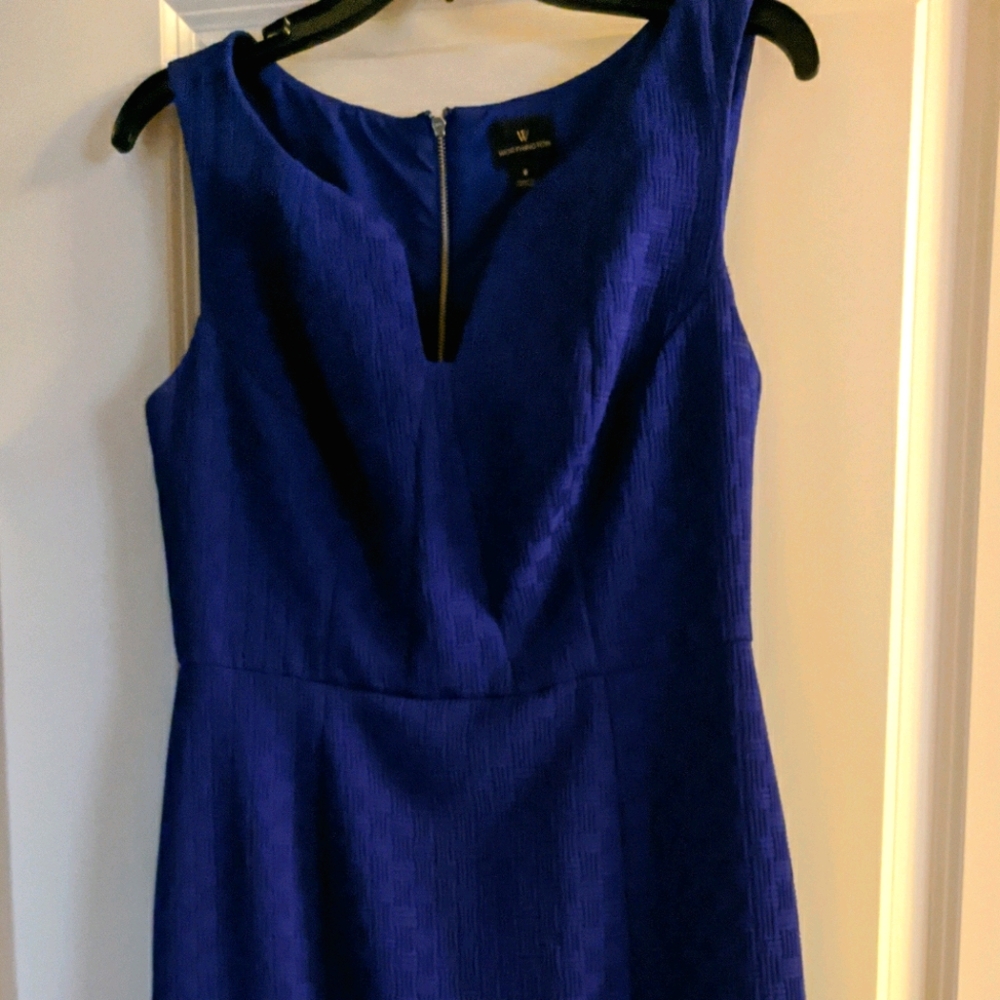 Worthington dark blue lace dress